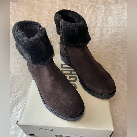 💥NWT💥 Cougar Kendal Faux Fur Bootie - Picture 7 of 11